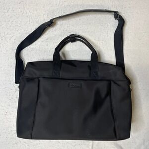 MONOS Black Nylon Duffel‎ Bag Messenger Bag Briefcase Convertible Strap Metro